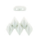 Matubo GemDuo kralen 8x5mm Luster - Opaque white